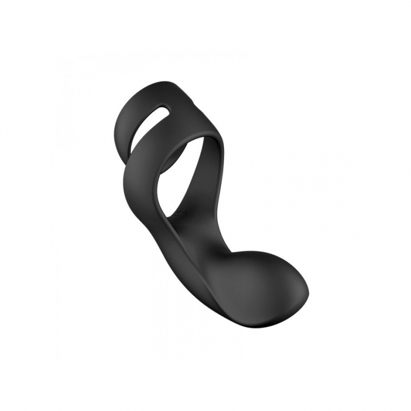 Эрекционное кольцо двойное с вибратором на промежность "Svakom Benedict" 