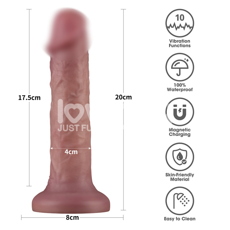 Вибратор реалистичный "Lovetoy Power Cock 8" на присоске 