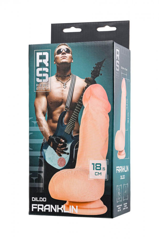  Фаллоимитатор супер реалистичный "RealStick Franklin" на присоске 