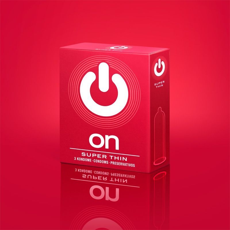 Презервативы "On" супер тонкие, 3шт 